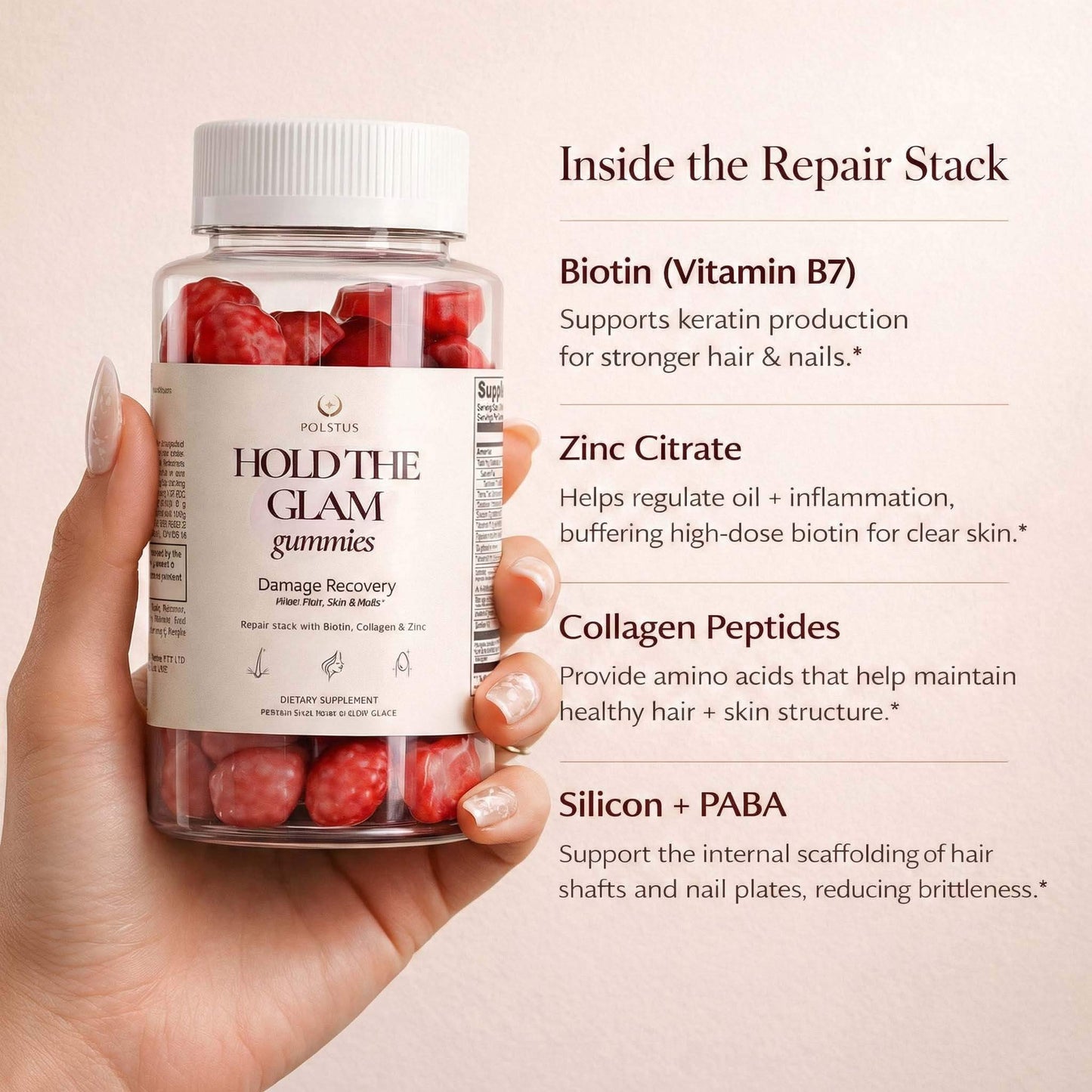 HOLD THE GLAM Gummies