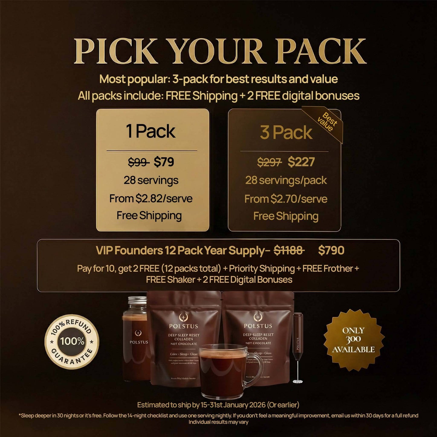 Deep Sleep Reset Collagen Hot Chocolate - 450g